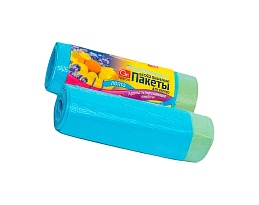 Мешки для мусора 35 л, ароматизированные, Морской Бриз, голубые, в рулоне 10 шт., ПНД, 12 мкм, 560х530 мм, GRIFON Aroma, 101-080 M в Астрахани