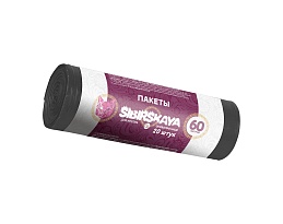 Мешки для мусора 50 л, черные, в рулоне 20 шт., ПНД, 10 мкм, 700х600 мм, SIBIRSKAYA, 101-006 S в Астрахани Мешки для мусора 50 л, черные, в рулоне 20 шт., ПНД, 10 мкм, 700х600 мм, SIBIRSKAYA, 101-006 S в Астрахани