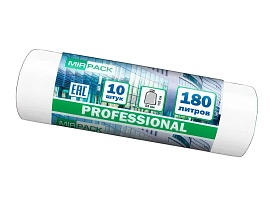 Мешки для мусора 180 л, прозрачные, в рулоне 10 шт., ПВД, 30 мкм, 1100х930 мм, PROFESSIONAL, 180104408 в Астрахани Мешки для мусора 180 л, прозрачные, в рулоне 10 шт., ПВД, 30 мкм, 1100х930 мм, PROFESSIONAL, 180104408 в Астрахани