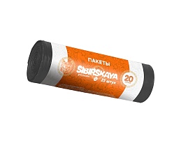 Мешки для мусора 20 л, черные, в рулоне 25 шт., ПНД, 6 мкм, 420х450 мм, SIBIRSKAYA, 101-001 S в Астрахани Мешки для мусора 20 л, черные, в рулоне 25 шт., ПНД, 6 мкм, 420х450 мм, SIBIRSKAYA, 101-001 S в Астрахани