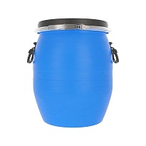 Бочка пластиковая 48 л с хомутом в Астрахани Бочка пластиковая 48 л с хомутом в Астрахани