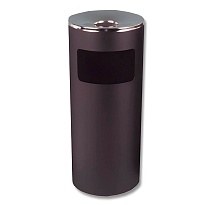 Урна металлическая с пепельницей, Титан, 29 л, черная, оцинкованная сталь в Астрахани