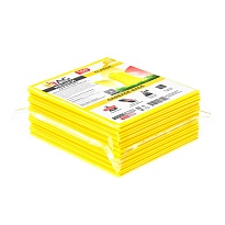 Мешки для мусора 160 л, желтые, в пачке 10 шт., ПВД, 40 мкм, 900х1100 мм, i-Bag в Астрахани