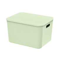 Ящик пластиковый вкладываемый светло-зеленый 410х305х245 мм в Астрахани